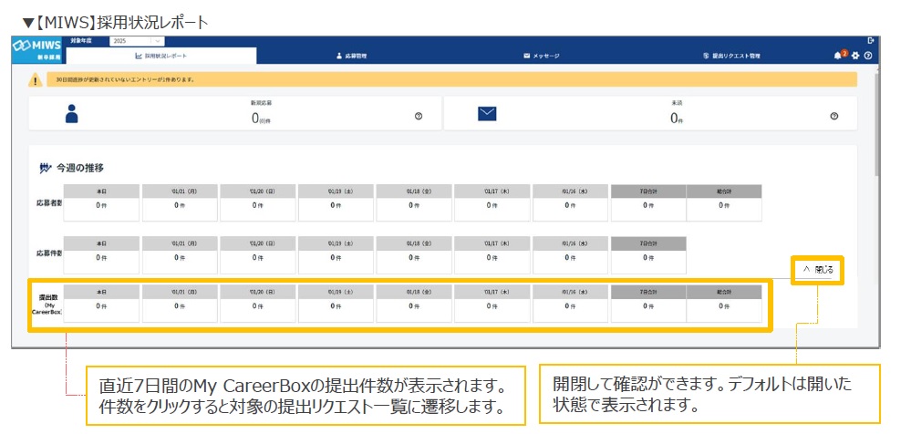 マイナビ2026仕様変更