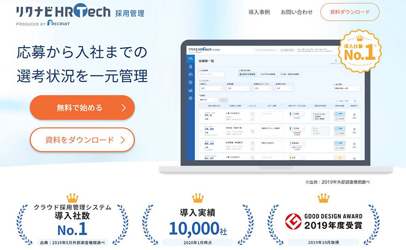リクナビHRTech採用管理