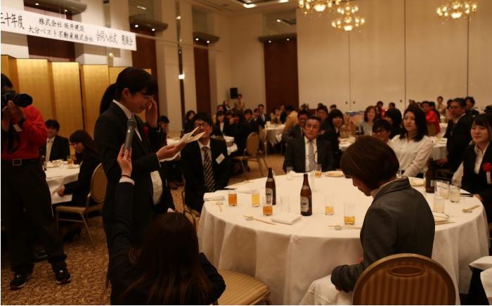 家族同伴入社式