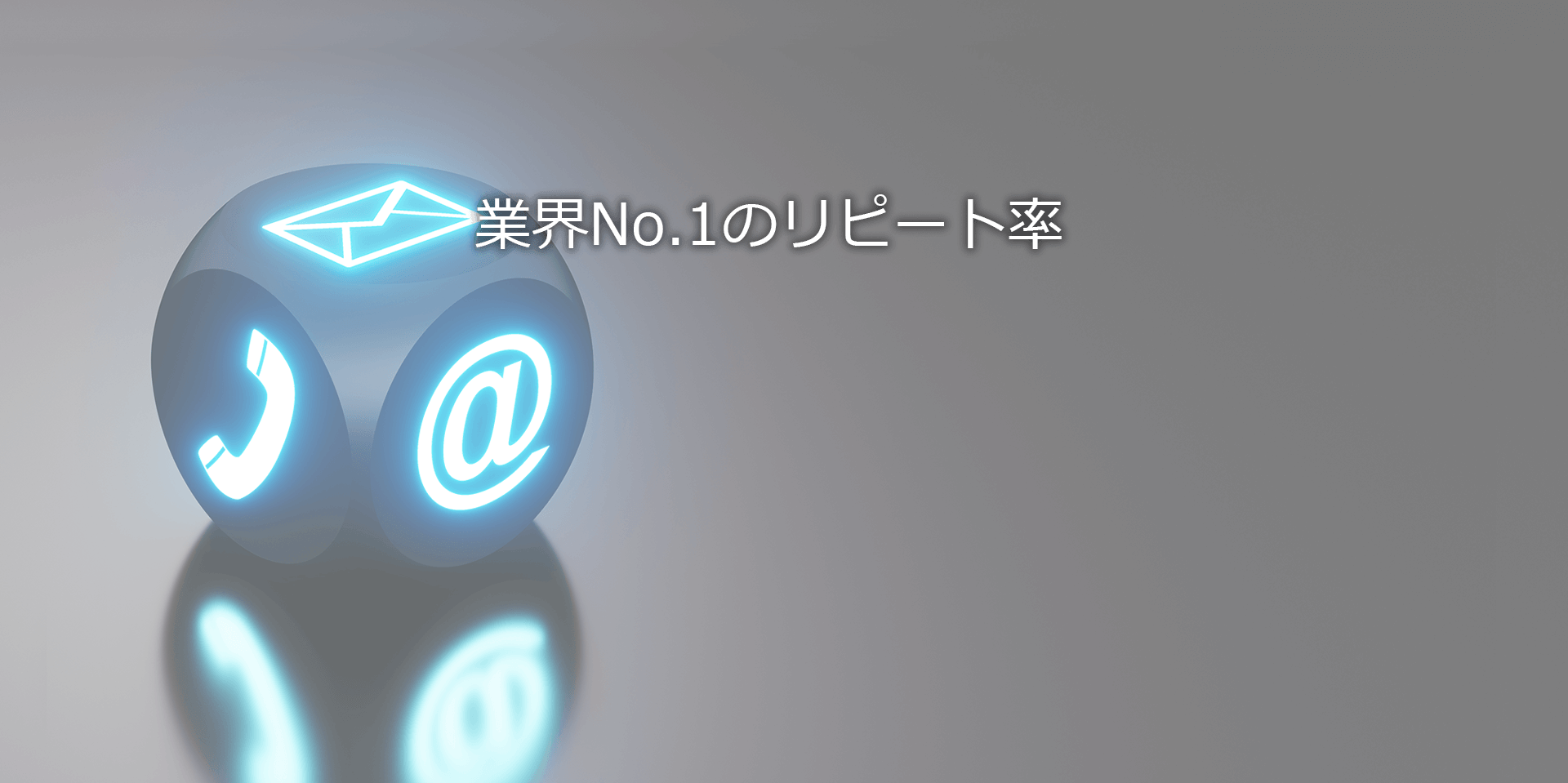 業界No.1のリピート率