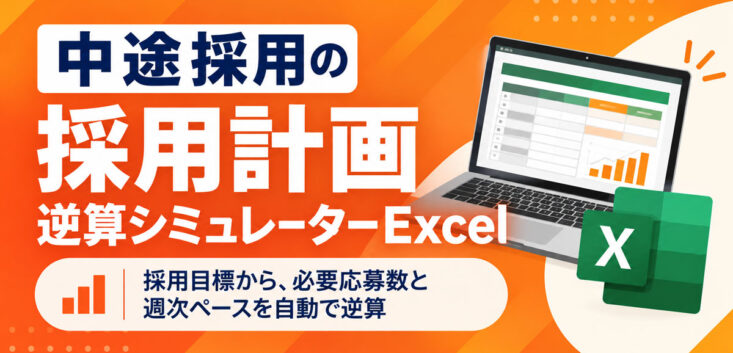 中途採用計画逆算シミュレーターExcel